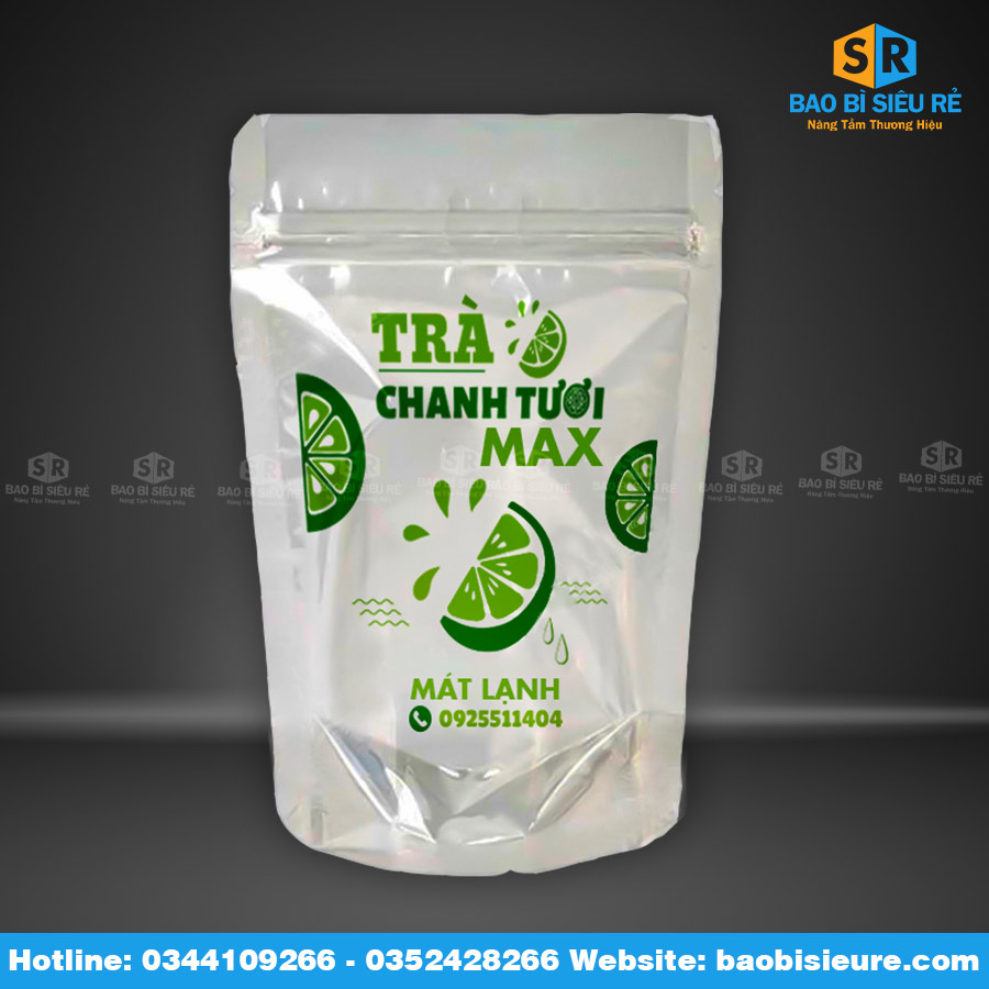 Túi zipper đựng trà chanh