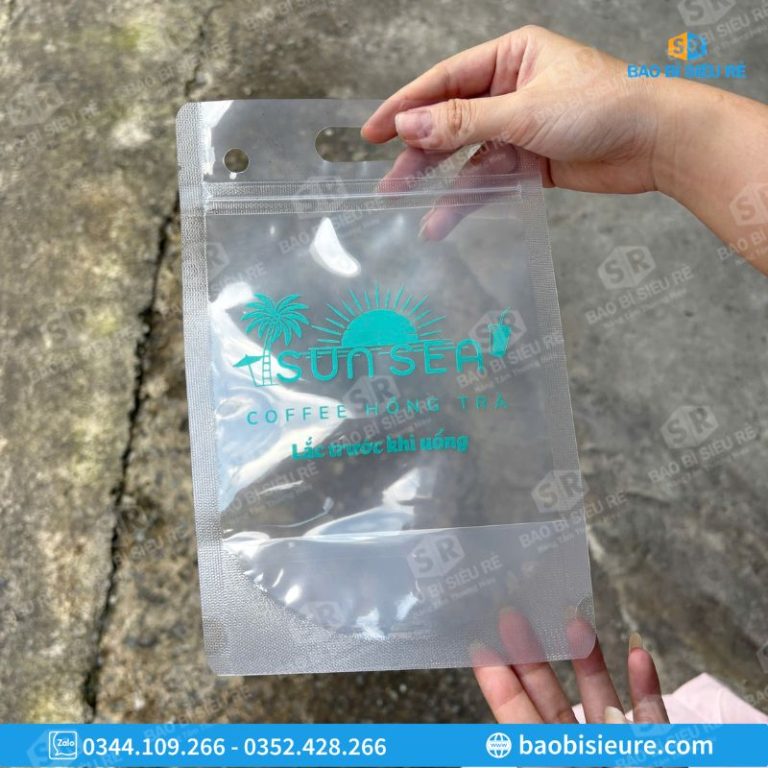 Túi zipper trong suốt 1