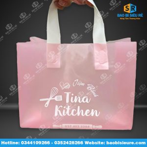 Túi quai ép hồng pastel