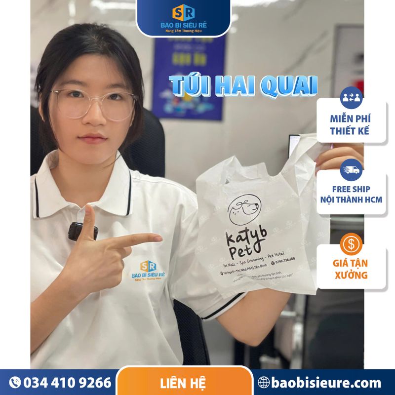 Mẫu túi hai quai xốp 6