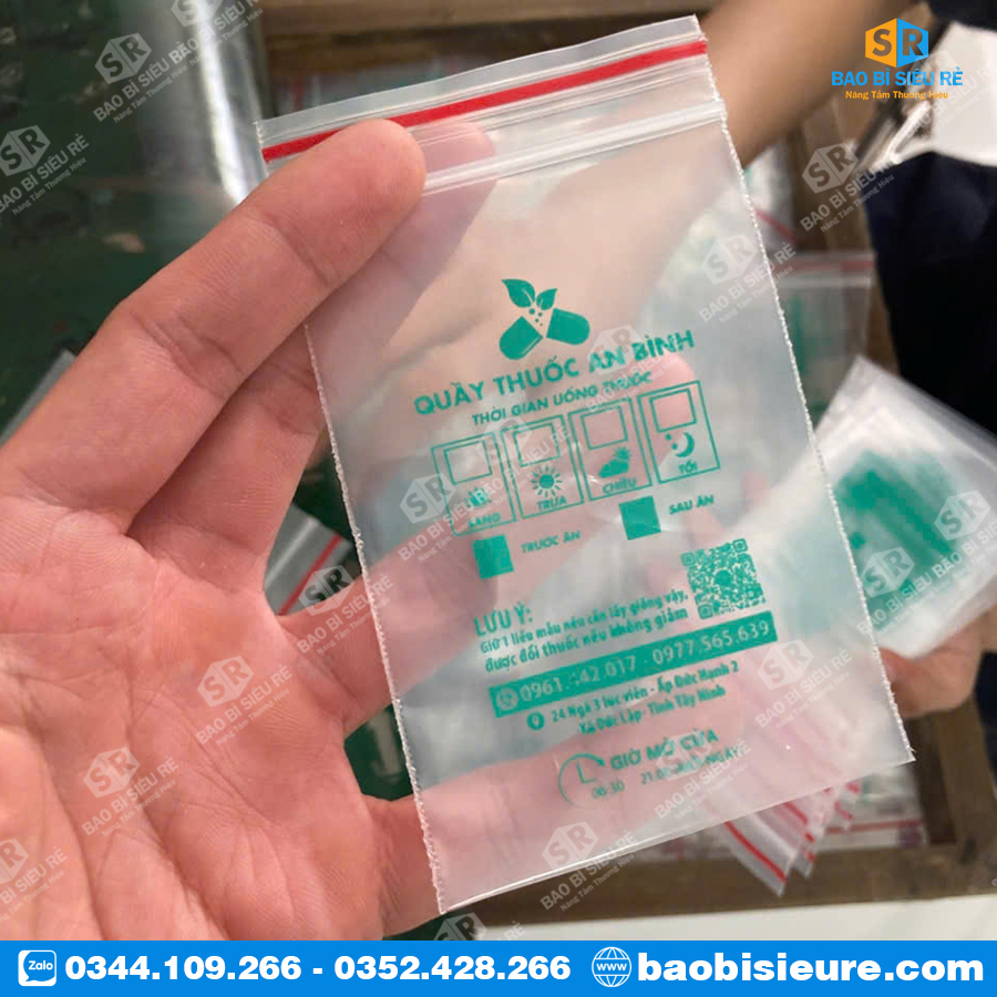 Túi zip đựng thuốc An Bình