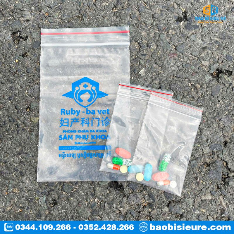 túi zip thuốc 3